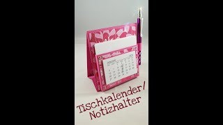 Tutorial TischkalenderNotizhalter [upl. by Nyrhtakyram]