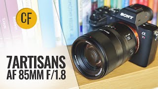 7Artisans AF 85mm f18 lens review [upl. by Zirtaeb459]