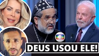 Karina Bacchi e Rafael Bitencourt defendem padre que confrontou Lula no debate presidencial da Globo [upl. by Abrahams]