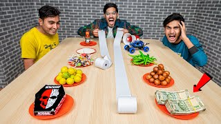 Spin The Paper Roll Challenge  रोल घुमाओ और जीतो धांसू इनाम  Looser Will Eat Jolochip [upl. by Akieluz]