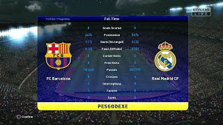 BARCELONA VS REAL MADRID EFOOTBALL PS3 2025 SCOREBOARD MODS [upl. by Yanaton]