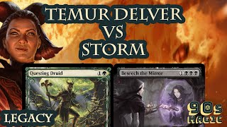 Temur Delver vs Storm MTG Legacy [upl. by Talya347]