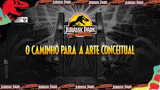 Jurassic Park Burger Restaurant 3  O Caminho Para a Arte Conceitual [upl. by Leakcim]