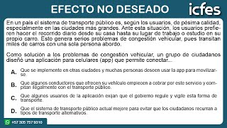 📚 ICFES 2024  EFECTO NO DESEADO [upl. by Ahsratan]