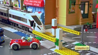 Lego City High Speed Passenger Train Story 60051  Lego train  Parents  Kindergarten  Kiddiestv [upl. by Dorman]