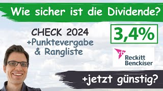 Reckitt Benckiser Aktienanalyse 2024 Wie sicher ist die Dividende günstig bewertet [upl. by Onaicram750]