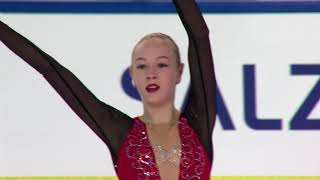 Anita ÖSTLUND SWE  Salzburg Ladies Short PGM  ISU JGP 2017 [upl. by Legnaleugim347]