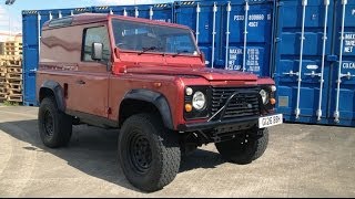 Land Rover Defender 90 Respray Timelapse [upl. by Adgam]