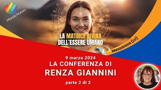 Renza Giannini  Conferenza evento La Matrice Divina dellEssere Umano  parte 2 di 2 [upl. by Emya]