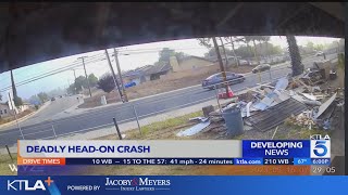 Video captures fatal headon collision [upl. by Trow978]