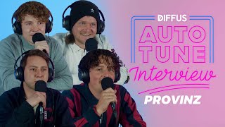 Provinz im AutoTune Interview Gesichtspflege offizieller FanGesang amp FIFA  DIFFUS [upl. by Nace975]