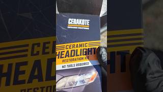 Cerakote Ceramic headlight restoration kit [upl. by Aidas]