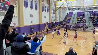 2024 Feb 26 Brody Piscitelli buzzer beater vs N Brunswick [upl. by Aziar323]