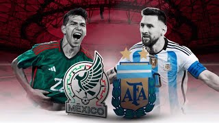 Argentina Vs Mexico Worm up match highlights 24 [upl. by Jacquenette]