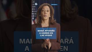 Maná y Jennifer Lopez acompañarán a Kamala Harris en Las Vegas shorts [upl. by Anicnarf498]