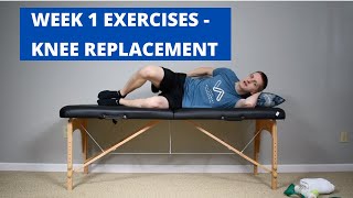 Week 1 Exercises Total Knee Replacement [upl. by Pet]