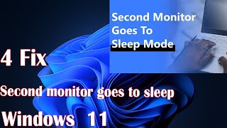 How to Fix Second Monitor Not Waking Up in Windows 11 [upl. by Betsy]