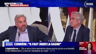 quotL’extrême droite vise à fracturer le pays autour de différents clivagesquot  Alexis Corbière sur BFM [upl. by Ugo80]