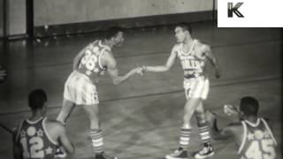 1950s Harlem Globetrotters Training Session African American Basketball Converse [upl. by Ezarras]