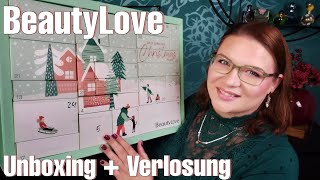 BeautyLove Adventskalender 2021  Green bis Clean Beauty  Unboxing  Verlosung [upl. by Uhthna]