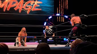 Fancam Trent Beretta vs Nick Jackson AEW Rampage Live Orange Cassidy Ringside 12122 DC Live [upl. by Dygert662]