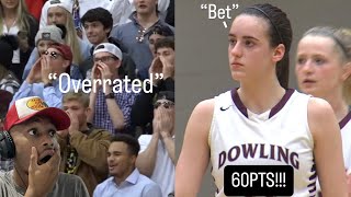 Caitlin Clark Was A KILLER In High School  Reacting To Caitlin Scoring 60PTS and 42PTS🔥 [upl. by Hawker]