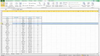 Excel  podstawy Blokowanie kolumn i wierszy [upl. by Natsirk486]