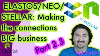 NEO Crypto News Part 23 Making BIG Connections with NEO ELASTOS STELLAR  BlockchainBrad [upl. by Mafalda]