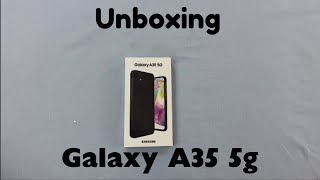 Unboxing Galaxy A35 5g [upl. by Odlaner]