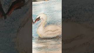 HOW TO DRAW SWANS shorts aestheticart art create tiktok swans paint sketch howto to [upl. by Aicilas]