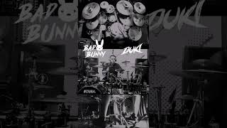 BadBunnyPR featuring duki  Mejor Hablamos Mañana drumcover badbunny duki drums music [upl. by Hazelton]