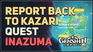 Report back to Kazari Genshin Impact [upl. by Alic]