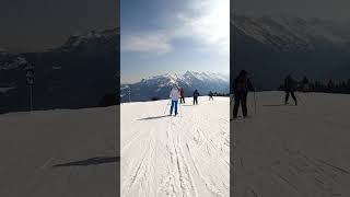 MAYRHOFEN Zillertal Austria  Favourite Blue Ski Run  Spring March 2022  GoPro Hero 8 [upl. by Gish]