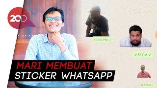 Video Tutorial Praktis Buat Sticker di WhatsApp [upl. by Darken]