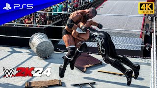 WWE 2K24  Triple H vs Sting  Extreme Rules Match at Wrestlemania 31  PS5™ 4K60 [upl. by Enneillij392]