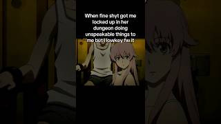 Yuno Gasai is Obsessed With Yukiteru Amano  Mirai NikkiFuture Diary anime [upl. by Nwahsit]