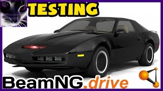 KITT in BeamNG drive  Testing amp First Look WIP [upl. by Leith]