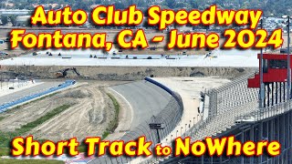 NASCAR Auto Club Speedway DEMOLITION Update  June 2024 NASCAR Cup Championship Ac Adapter Inc [upl. by Imoian615]