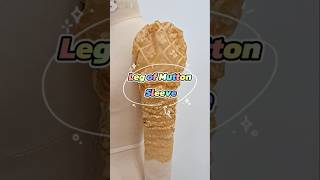 EP70 Simplify leg of mutton sleeve  DIY using leftover sheer lace  Practical sewing hacks and tips [upl. by Averat328]