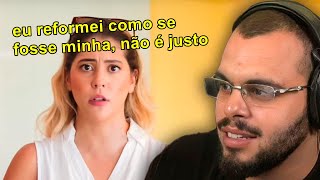 INFLUENCER REFORMA CASA ALUGADA DONO AUMENTA ALUGUEL E ELA NÃO TEM COMO PAGAR  Maicon react [upl. by Nashbar84]