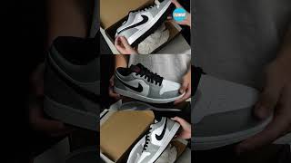 เป็นคู่ในฝันของผู้ชายคนไหนบ้าง ‼️Air Jordan 1 low Smoke Grey💥 teenguusneakers [upl. by Alyose788]