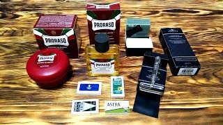 Лучшее бритье для Мужика Best Shave Shlyuz Proraso Feather Bluebeards Astra [upl. by Sly]