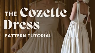 The Cozette Dress Pattern Tutorial [upl. by Nilesoj]