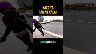 TEHLİKELI YOLLAR  KAZAYA DAVETİYE motovlog motosiklet trafik motorcu trafikkuralları istanbul [upl. by Enehs]