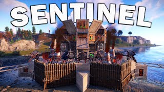 The SENTINEL  triple BUNKER  META Peaks  simple to build  Rust Base [upl. by Aisul]