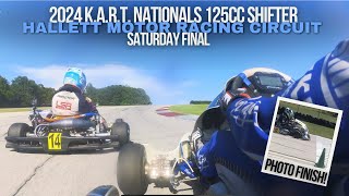 2024 KART Nationals  125cc Shifter Saturday Final  Hallett Motor Racing Circuit [upl. by Greggory]