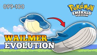 How To Evolve Wailmer Into Wailord In Pokemon Emerald  Hoenn Pokedex [upl. by Irroc]