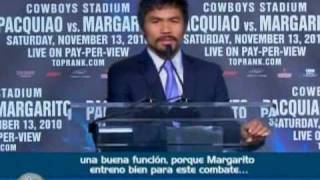 Margarito se burla del entrenador de Pacquiao [upl. by Akeret12]