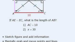 GMAT Prep  Data Sufficiency Lesson 9  Geometry Questions [upl. by Reffotsirhc668]