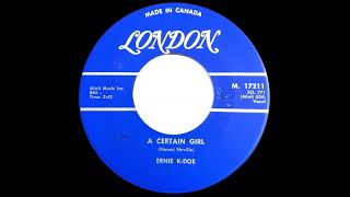 ernie k doe a certain girl 1961 [upl. by Doble]